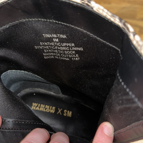 Winnie Harlow X SM Snakeskin Ankle Boot - Picture 10 of 11